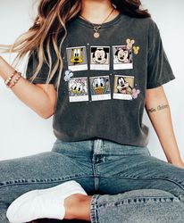 Retro Disney Mickey Polaroid Shirt, Mickey and Friends Comfort Colors Shirt, Disneyla