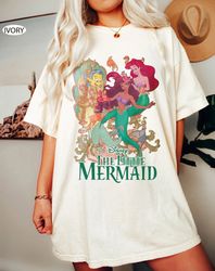 Retro Little Mermaid Shirt, Black Girl Magic Shirt, Black Queen Shirt, Ariel Mermaid