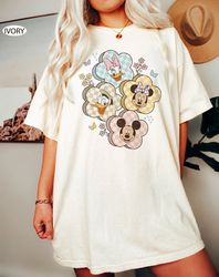 Spring Mouse Friends Comfort Colors Shirt, Mickey Mouse Shirt, Mickey Minnie Donal Da