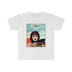 The NERVE of Him The Unmitigated, Unforgivable NERVE Funny Y2K 2000s Celebrity Inspired 50s Pop Comic Style Meme TShirt