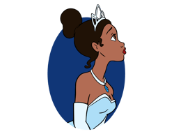 Princess and The Frog PNG Clipart, Princess PNG, Princess Clipart, Tiana PNG, Transparent Background, Instant Download,