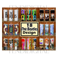 Bundle 18 Desings ,The Beatles 20oz Tumbler wrap,the Beatles Tumbler Sublimations