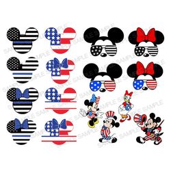 4th Of July SVG, Patriotic Svg, Head SVG, America Svg, SVG files, Cricut and Silhouette Cut Files