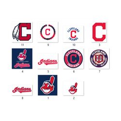 10 FILE Cleveland Indians Svg Bundle