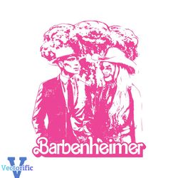 Retro Barbenheimer SVG Barbie Collab Oppenheimer SVG File