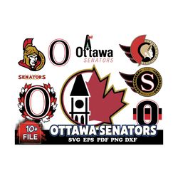10 FILE Ottawa Senators Svg Bundle