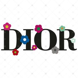 Dior Flower logo Svg