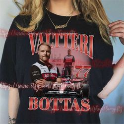 Valtteri Bottas Shirt, Valtteri Bottas Sweatshirt 90s, Valtteri Bottas Hoodie, 90s Vintage Bootleg Shirts, 90s Vintage G