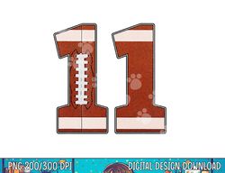 11th Birthday Football 11 Year Old Boys Kids Retro png, sublimation copy