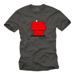Funny mens Tshirt Snoop Dog Tee Nerd and Geek Print Shirt Gift for him black S-XXXXXL