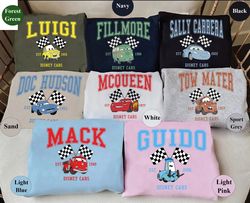 Checkered Disney Cars Shirt, Disney Cars Family Matching Shirt, Cars Pixar
