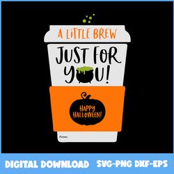 Halloween Pumpkin Spice Coffee Gift Card Svg, Pumpkin Spice Coffee Svg, Pumpkin Svg, Halloween Svg, Png Eps Dxf File