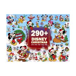 290 Files Christmas Mickey Disney Svg Bundle, Christmas Svg
