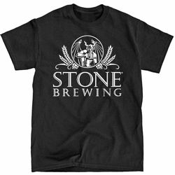 4Stone Brewing Logo Black T-Shirt Peter Steele Carnivore Mens Tshirt Size USA Unisex