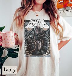 Vintage Star Wars Comfort Tee, Cool Diney Star Wars Sweatshirt, Star Wars fan