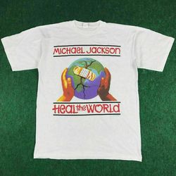 Heal the World 1997 Michael Jackson World Tour tee Size USA Unisex