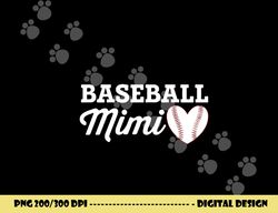 Baseball Mimi Love Heart Baseball Sports png, sublimation copy
