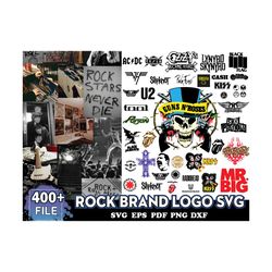 400 Rock Brand Logo SVG, Rock Band Svg, Bundle Rock Band