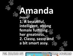 AMANDA Definition Personalized Name Funny Christmas Gift  png,sublimation copy