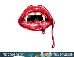 Awesome Vampire Fangs Lips Halloween Trick Or Treat png, sublimation copy