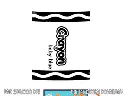 Baby Blue Crayon Easy Halloween Costume Cute png, sublimation png, sublimation copy