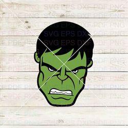 Hulk Hand Face Silhouette 023 Svg Dxf Eps Pdf Png, Cricut, Cutting file, Vector, Clipart