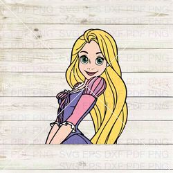 Rapunzel Tangled 002 Svg Dxf Eps Pdf Png, Cricut, Cutting file, Vector, Clipart