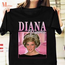 Princess Diana Homage T-Shirt, Diana Tribute Shirt, Diana Shirt, Princess Diana Shirt For Fans