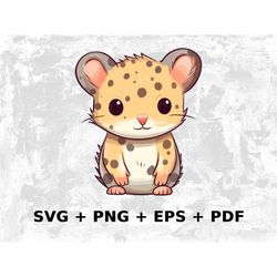 Cartoon Spotted Quoll Svg Png Eps, Commercial use Clipart Vector Graphics for Wall Art, Tshirts, Sublimation, Print on D