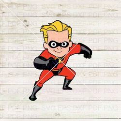 Dash The Incredibles 006 Svg Dxf Eps Pdf Png, Cricut, Cutting file, Vector, Clipart