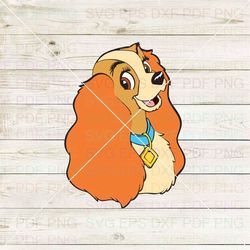 Lady And The Tramp 017 Svg Dxf Eps Pdf Png, Cricut, Cutting file, Vector, Clipart