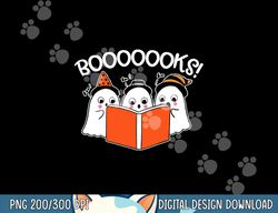 Boooks Lazy DIY Halloween Teacher Shirt Funny Ghost Reading png, sublimation copy