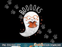 Booooks Ghost Funny Halloween Teacher Book Library Reading png, sublimation copy