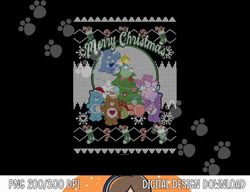 care bears christmas group bear ugly christmas sweater  png,sublimation copy