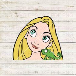 Rapunzel Tangled 006 Svg Dxf Eps Pdf Png, Cricut, Cutting file, Vector, Clipart