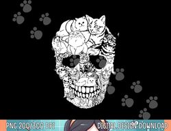 Cat Skull Shirt - Kitty Skeleton Halloween Costume Skull Cat png, sublimation copy