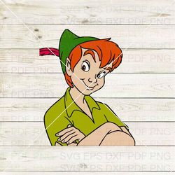Peter Pan With Arms Crossed Peter Pan 001 Svg Dxf Eps Pdf Png, Cricut, Cutting file, Vector, Clipart