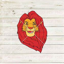 Mufasa The Lion King 019 Svg Dxf Eps Pdf Png, Cricut, Cutting file, Vector, Clipart