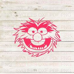 Rockin Outline Animal Muppet Babies 011 Svg Dxf Eps Pdf Png, Cricut, Cutting file, Vector, Clipart