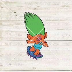Troll 016 Svg Dxf Eps Pdf Png, Cricut, Cutting file, Vector, Clipart
