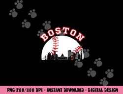 Boston Baseball Shirt Boston MA Cityscape BOS Skyline png, sublimation copy