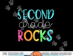 2nd teacher team - second grade rocks  png, sublimation copy