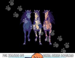 3 Horses Running Around Tshirt Graphic Horse Art png, sublimation copy