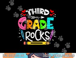 3rd grade rocks, rocking 3rd grade teacher  png, sublimation copy