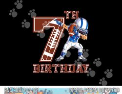 7th Birthday Football Boy 7 Year Old Football Player png, sublimation copy