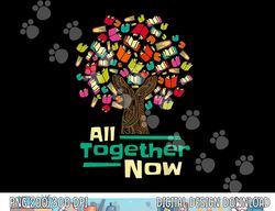 All Together Now Summer Reading Program 2023 Hand Books Tree  png, sublimation copy