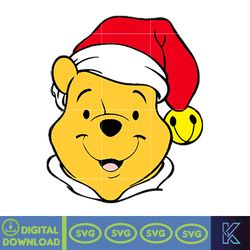 Winnie Pooh Christmas Svg, Christmas Svg, Christmas Pooh svg, Winnie The Pooh Christmas cricut (33)