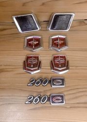 Datsun 260C Set Of 8 Emblem