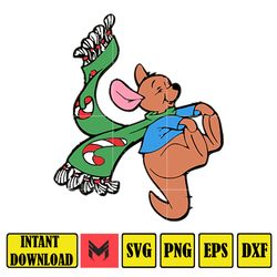 Winnie Pooh Christmas Svg, Christmas Svg, Christmas Pooh svg, Winnie The Pooh Christmas cricut, Instant Download (66)