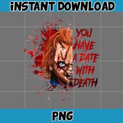 Horror Movies Characters PNG, Halloween Sublimation Designs Png, Halloween Png, Instant Download (16)